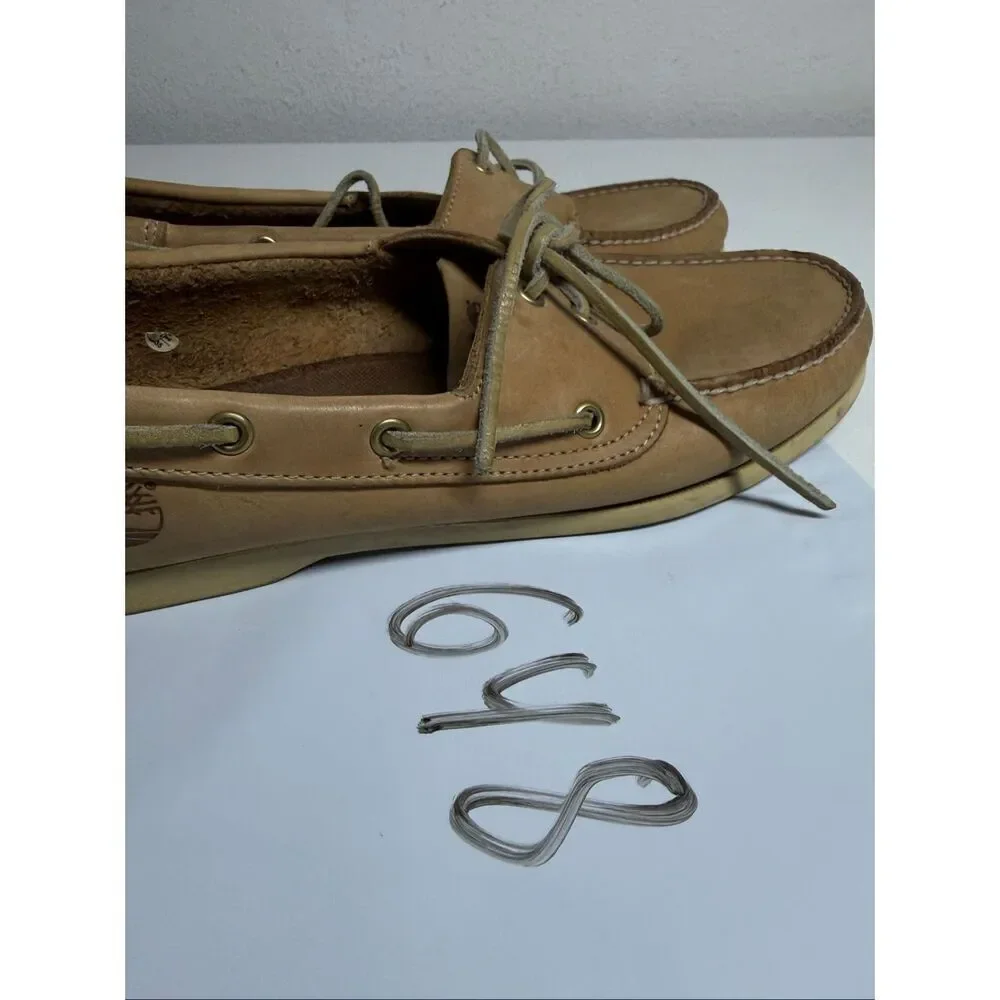 Timberland Men’s Sz 11 Classic Boat Shoes Tan Leather See Description